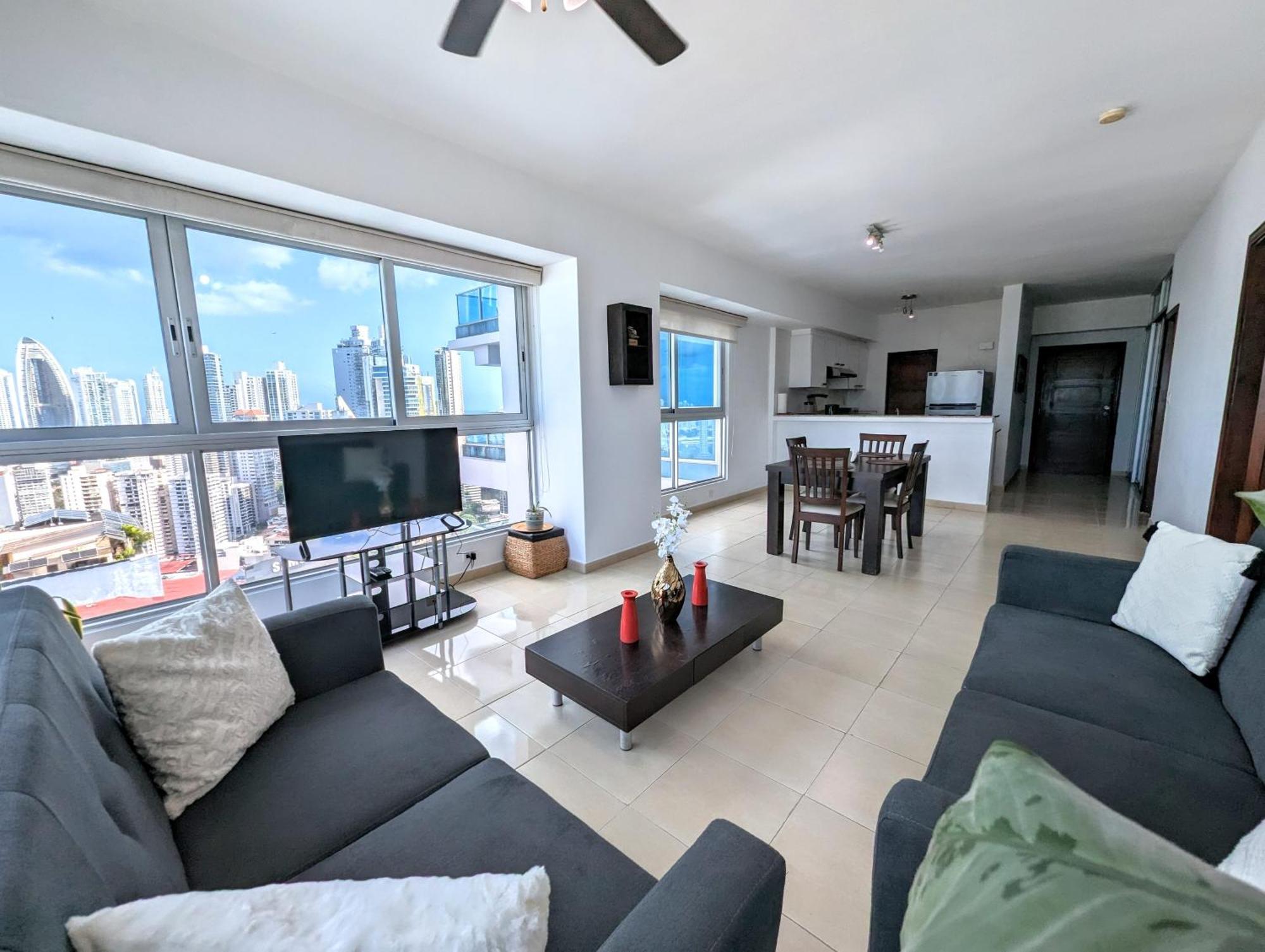 Yc 3602 L Apartamento 2Br En Av Balboa Панама Экстерьер фото